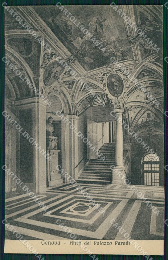 Genova Città Palazzo Parodi cartolina WX3514 – fronte