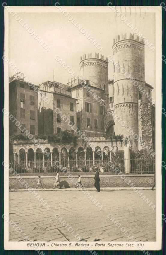 Genova Città Chiesa Sant'Andrea Porta Soprana cartolina WX3518 – fronte