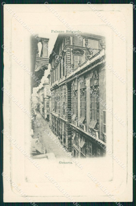 Genova Città Palazzo Brignole cartolina WX3525 – fronte