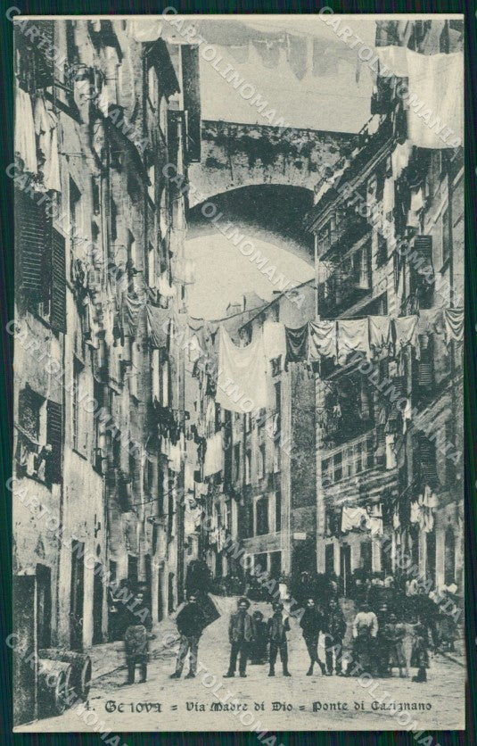 Genova Città Via Madre di Dio Ponte di Carignano cartolina WX3529 – fronte