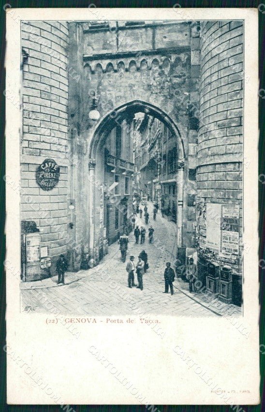 Genova Città Porta dei Vacca cartolina WX3536 – fronte