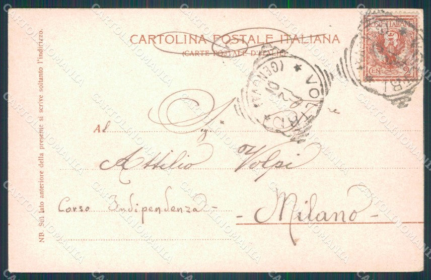 Genova Città Ristorante Righi Castellaccio cartolina WX3553 – retro