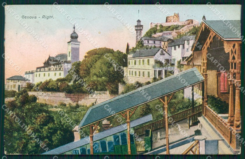 Genova Città Ristorante Righi cartolina WX3554 – fronte