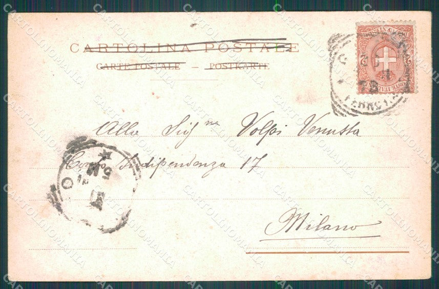 Genova Città Porto Velieri FORO STRAPPINO cartolina WX3561 – retro