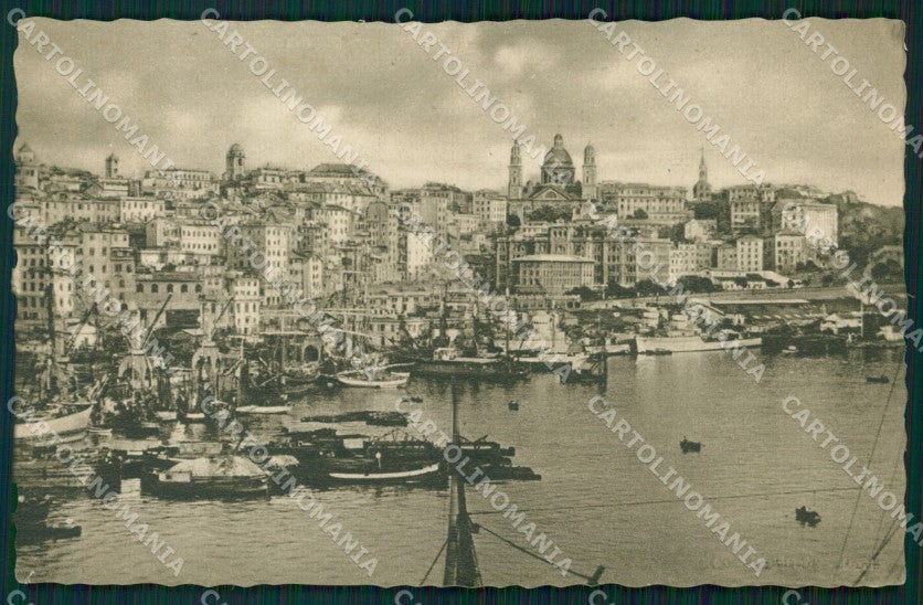 Genova Città Porto cartolina WX3564 – fronte