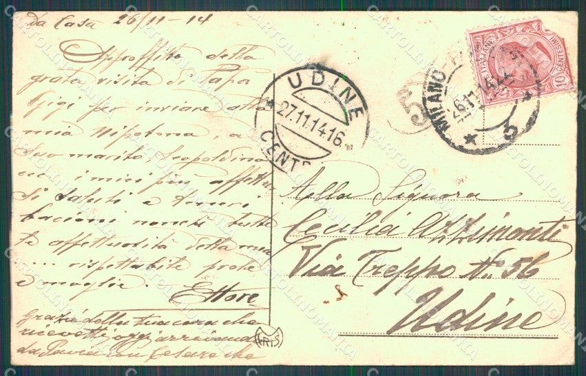 Genova Città Porto Velieri cartolina WX3565 – retro