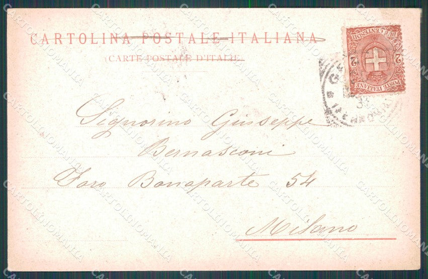 Genova Città Porto Velieri FORO PIEGHINA cartolina WX3567 – retro