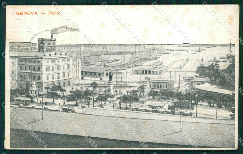 Genova Città Porto cartolina WX3573 – fronte