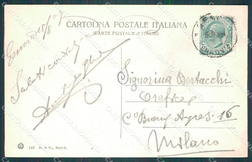 Genova Città Porto cartolina WX3579 – retro