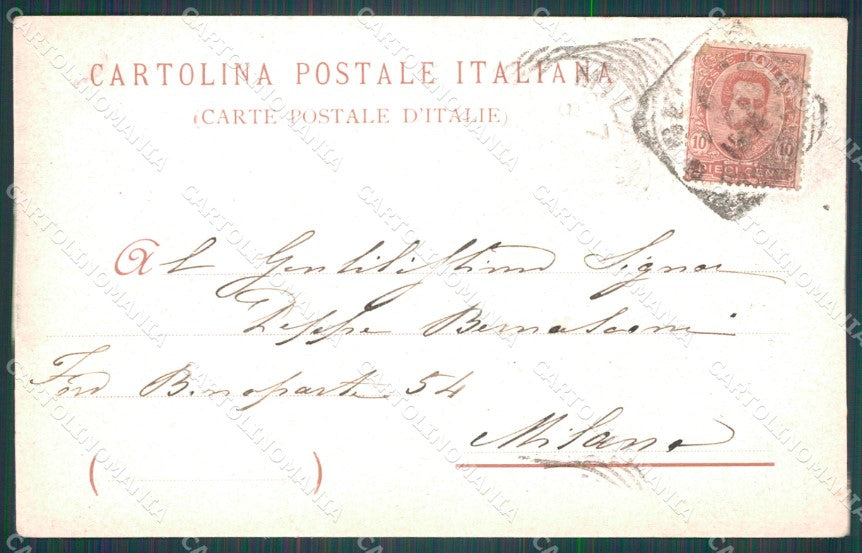 Genova Città Porto cartolina WX3582 – retro