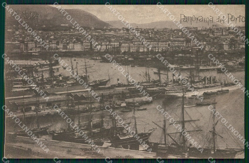 Genova Città Porto Velieri cartolina WX3599 – fronte