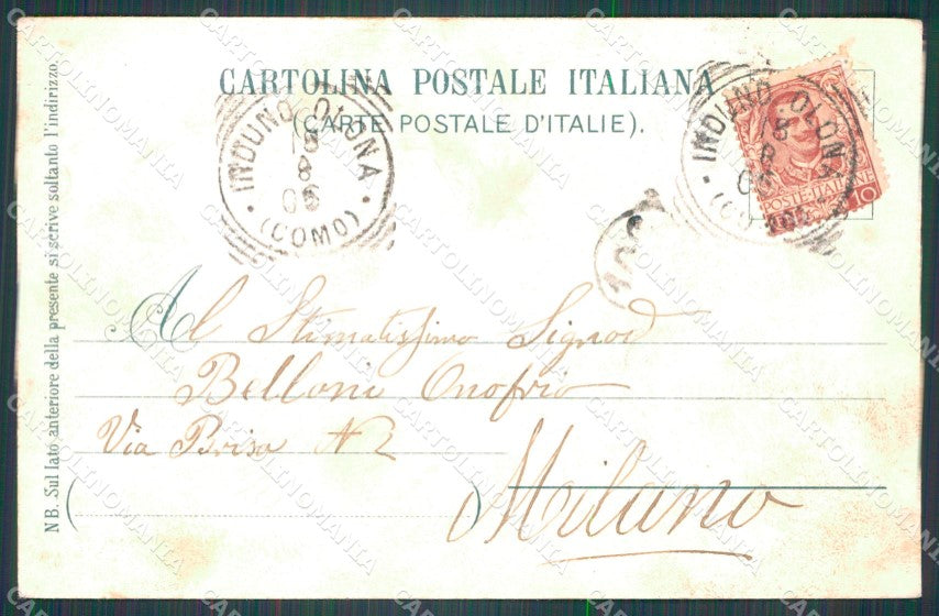 Genova Città Porto Velieri ABRASA cartolina WX3605 – retro