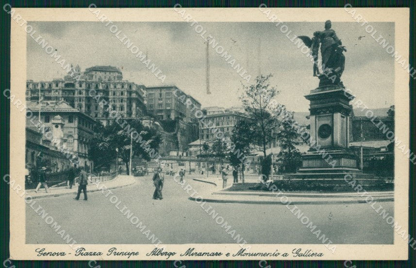 Genova Città Piazza Principe cartolina WX3616 – fronte