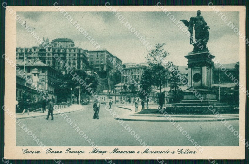 Genova Città Piazza Principe cartolina WX3619 – fronte