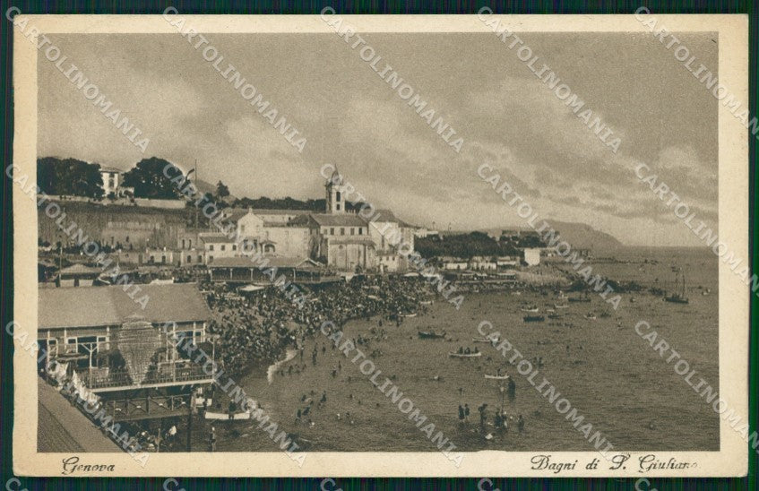 Genova Città San Giuliano cartolina WX3629 – fronte