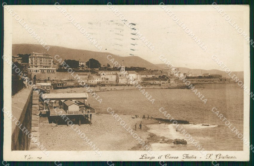Genova Città San Giuliano cartolina WX3630 – fronte