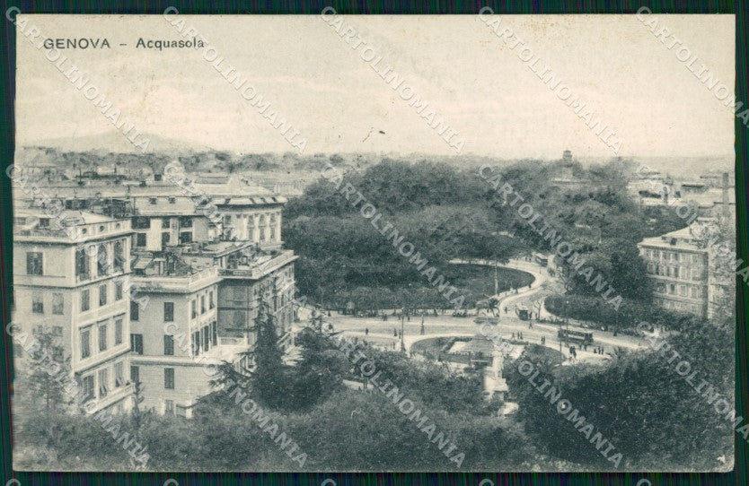 Genova Città Acquasola cartolina WX3633 – fronte