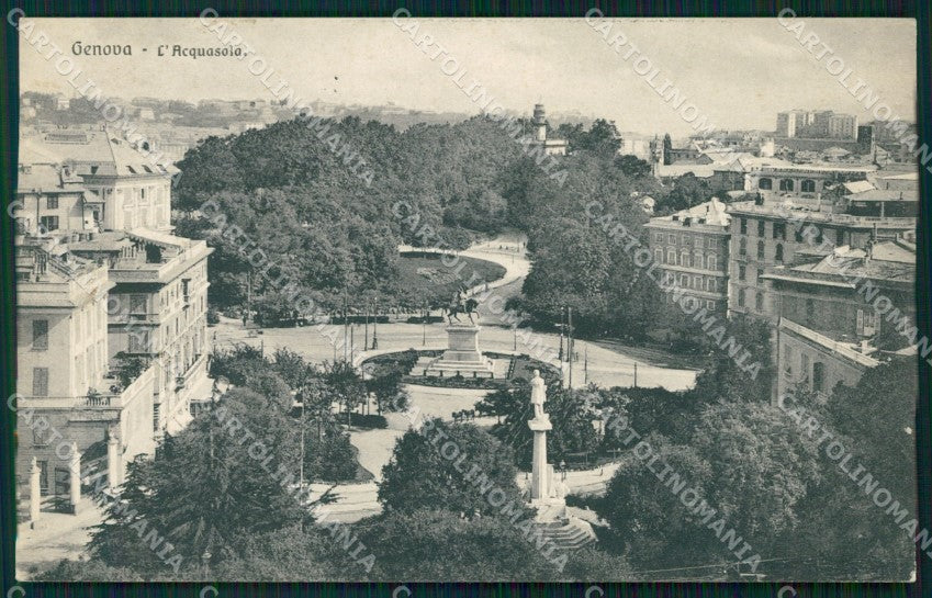 Genova Città Acquasola cartolina WX3635 – fronte