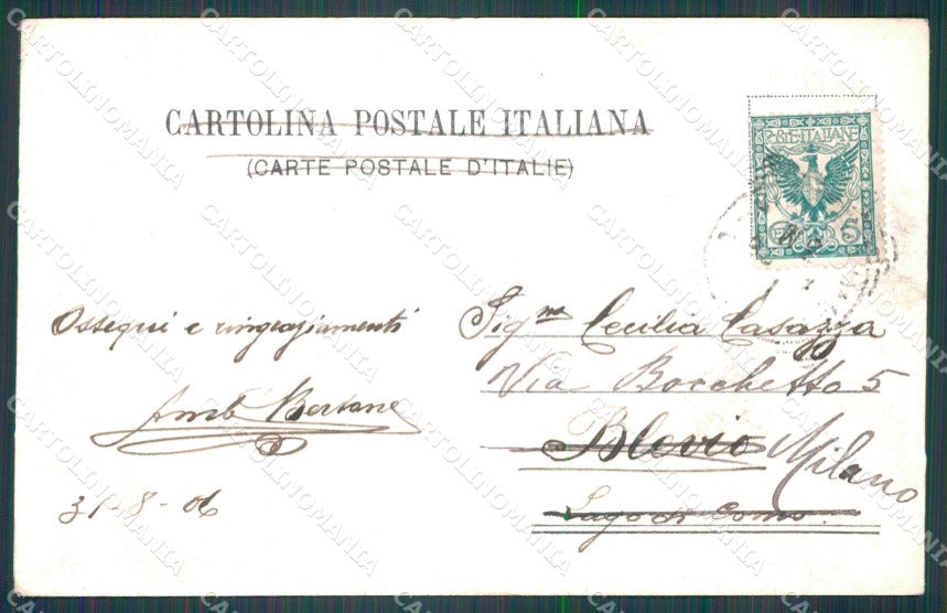 Genova Città Acquasola PIEGHINA cartolina WX3637 – retro