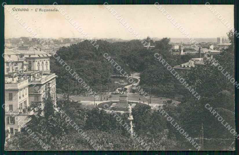 Genova Città Acquasola cartolina WX3639 – fronte
