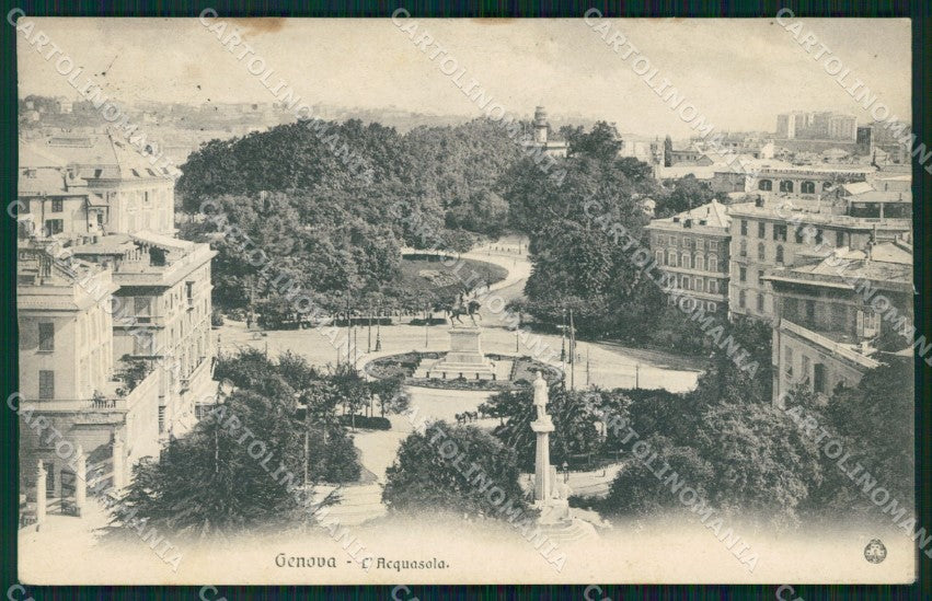 Genova Città Acquasola cartolina WX3640 – fronte