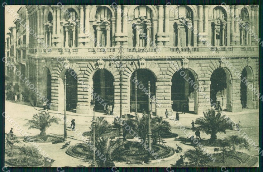 Genova Città Piazza De Ferrari Borsa cartolina WX3669 – fronte