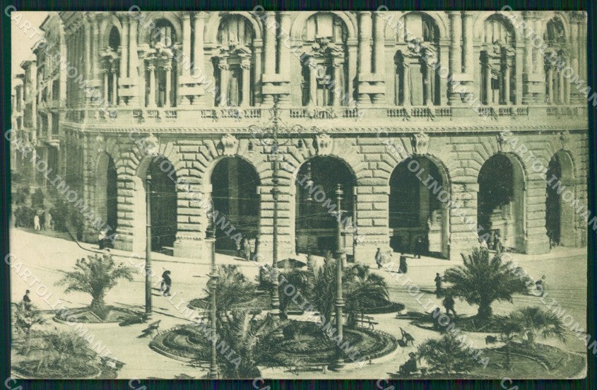 Genova Città Piazza De Ferrari Borsa cartolina WX3670 – fronte