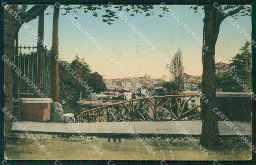 Genova Città Panorama da Piazza Manin PIEGHINE cartolina WX3671 – fronte