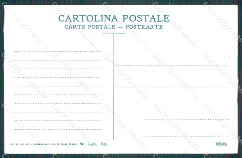 Genova Città Porto cartolina WX3672 – retro