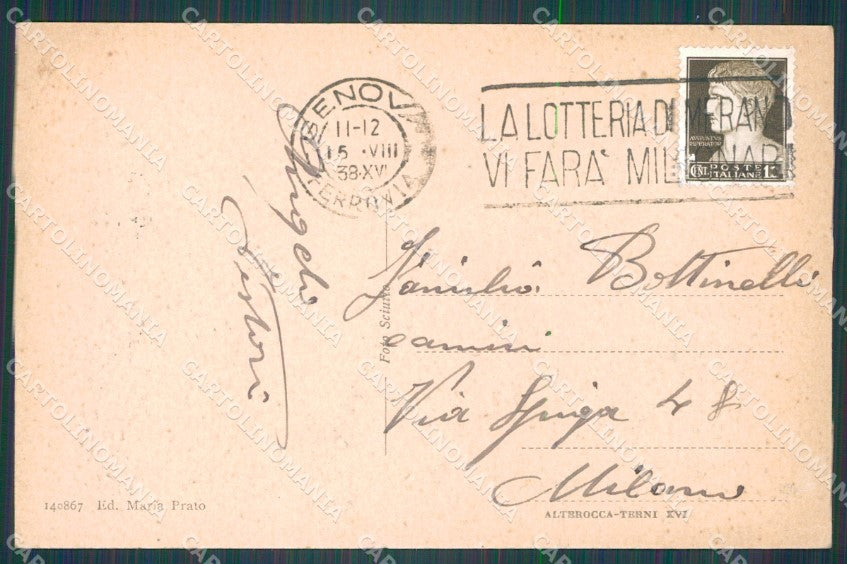 Genova Città Bagni San Nazzaro cartolina WX3677 – retro