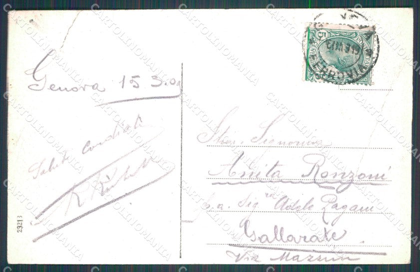 Genova Città San Giuliano PIEGHINE cartolina WX3679 – retro