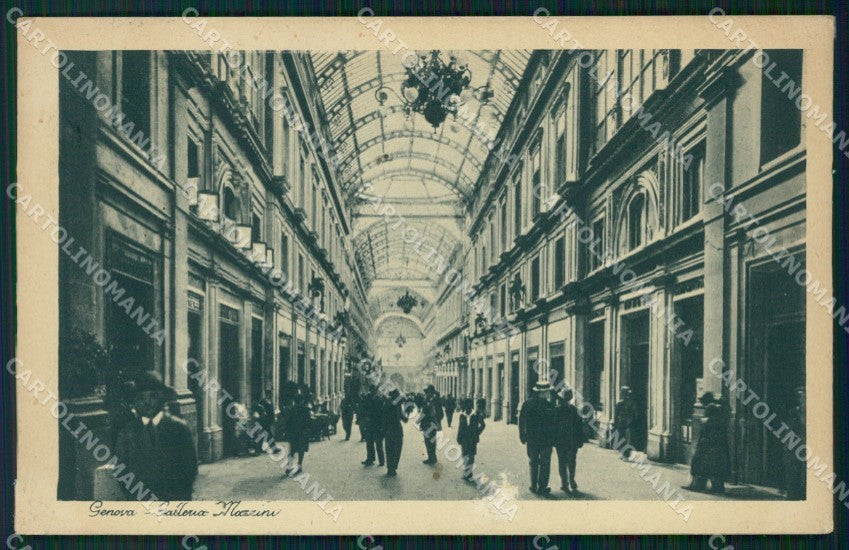 Genova Città Galleria Mazzini ABRASA cartolina WX3681 – fronte