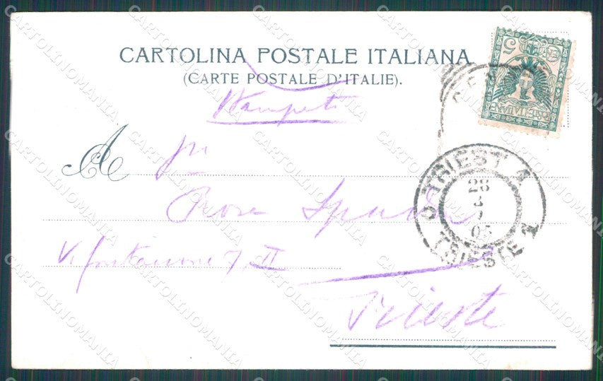 Genova Città Panorama dal Terrazzo Peloso cartolina WX3690 – retro