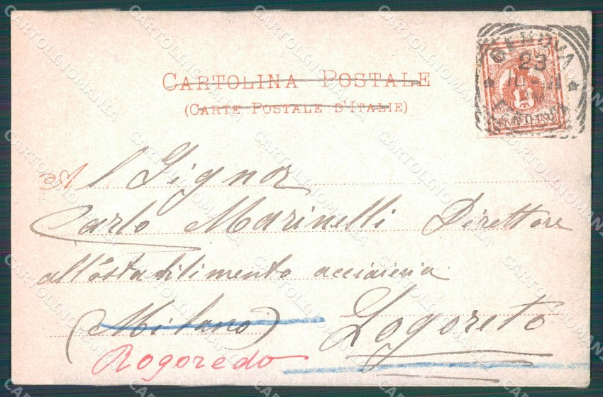Genova Città Galleria Mazzini PIEGHINA cartolina WX3705 – retro