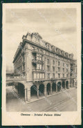 Genova Città Bristol Palace Hotel PIEGA cartolina WX3710 – fronte