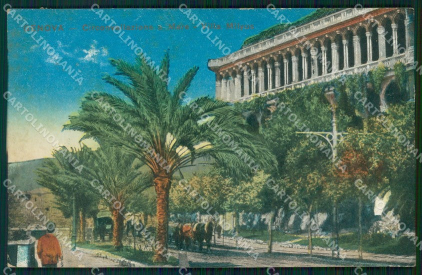 Genova Città Circonvallazione a Mare cartolina WX3714 – fronte