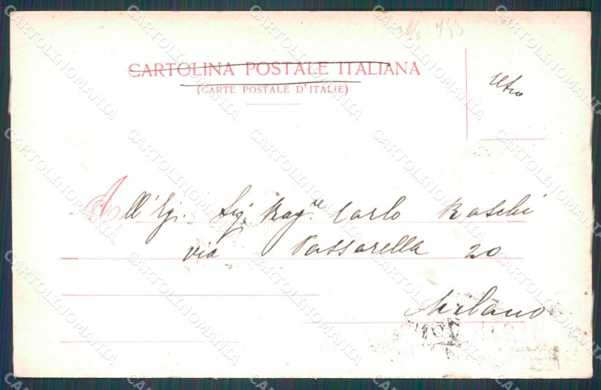 Genova Città Castello de Albertis cartolina WX3728 – retro