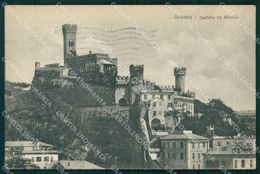 Genova Città Castello de Albertis cartolina WX3729 – fronte