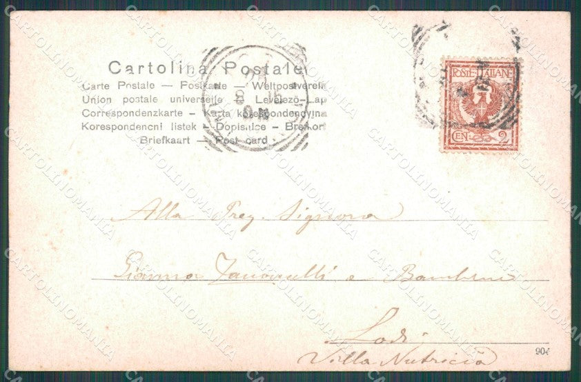 Genova Città Castello de Albertis cartolina WX3731 – retro