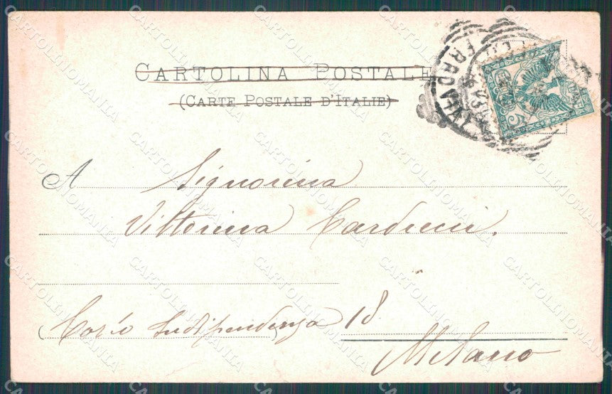 Genova Città Stazione Principe STRAPPINO PIEGHINE cartolina WX3736 – retro