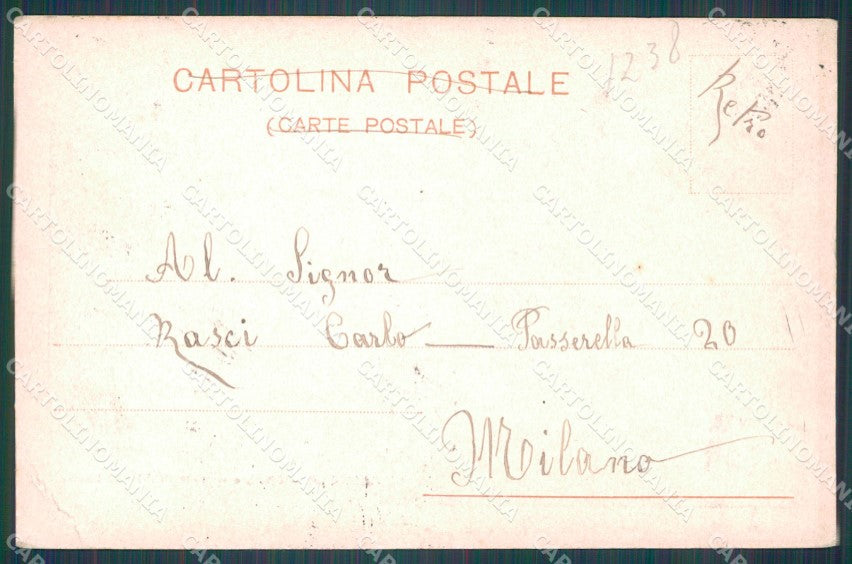 Genova Città Stazione Principe PIEGA cartolina WX3740 – retro