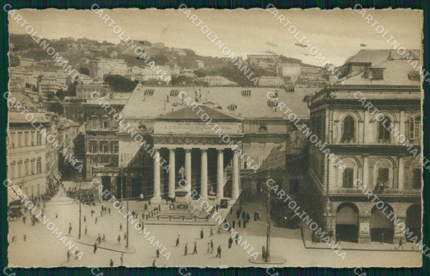 Genova Città Teatro cartolina WX3745 – fronte