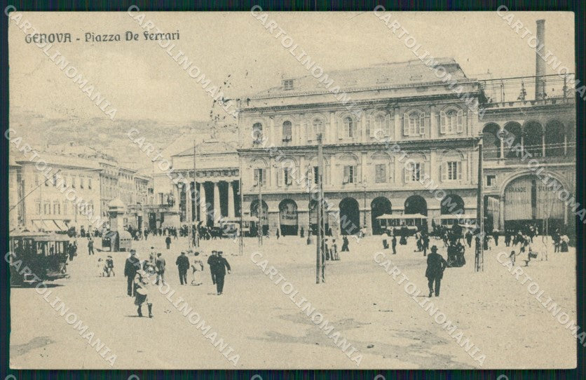 Genova Città Piazza De Ferrari cartolina WX3759 – fronte