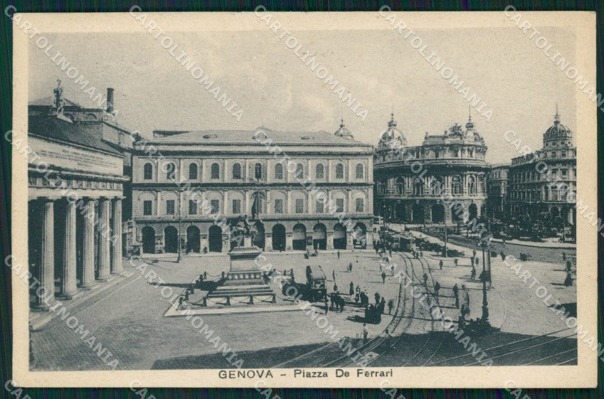 Genova Città Piazza De Ferrari cartolina WX3760 – fronte