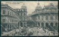 Genova Città Piazza De Ferrari Corriera Tram cartolina WX3776 – fronte