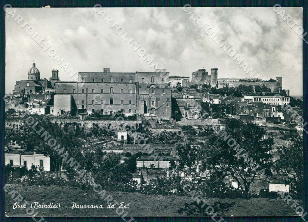 Brindisi Oria Panorama da Est FG cartolina WX7175 – fronte