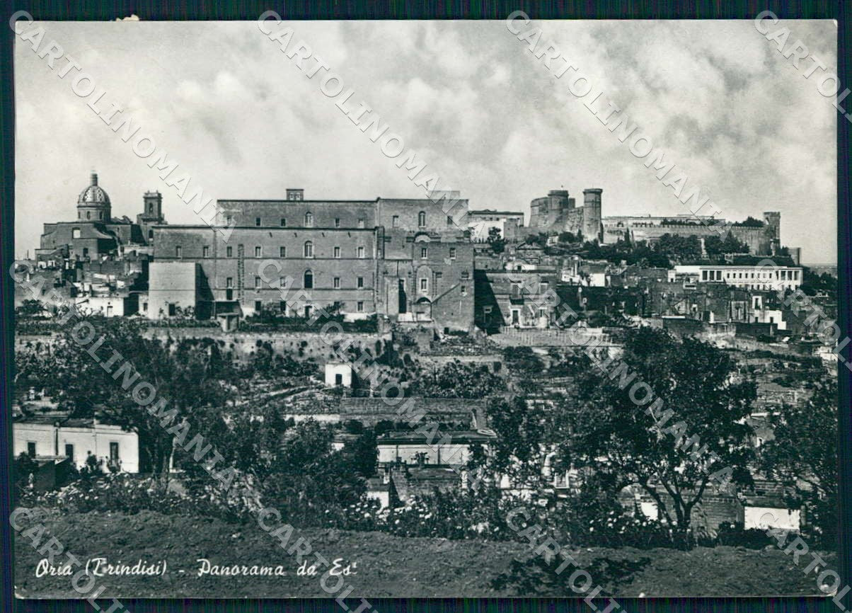 Brindisi Oria Panorama da Est FG cartolina WX7175 – fronte