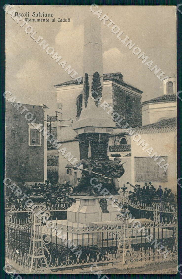 Foggia Ascoli Satriano Monumento ai Caduti cartolina WX7177 – fronte