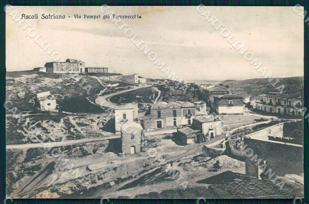 Foggia Ascoli Satriano Via Pompei già Torrevecchia cartolina WX7178 – fronte