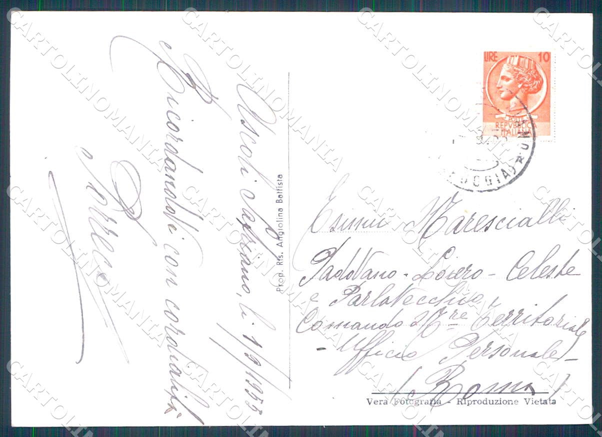 Foggia Ascoli Satriano Castello Palazzo Ducale foto FG cartolina WX7180 – retro